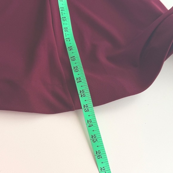 B. Darlin Fit and Flare Dress Sz 7/8 Burgundy Sweetheart Skater Cocktail - Picture 9 of 9